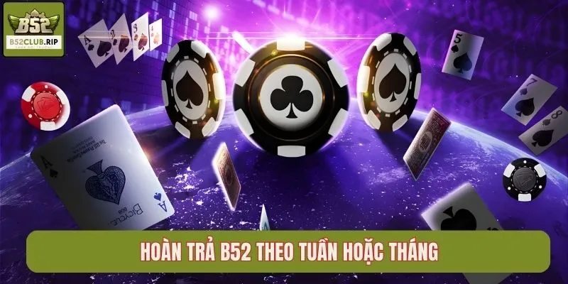 Hoàn trả B52 theo tuần hoặc tháng